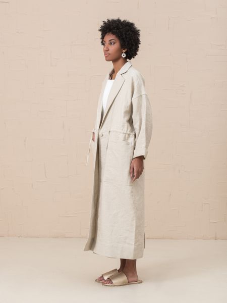 Victor Drawstring Waist Coat&nbsp;