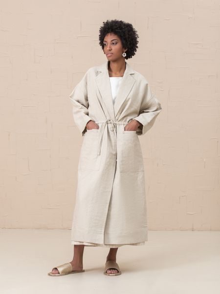 Victor Drawstring Waist Coat&nbsp;