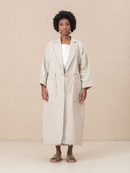 Victor Drawstring Waist Coat&nbsp;